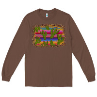 Chestnut cinco de mayo leopard frame Long Sleeve Tee - Artiststas