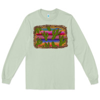 Matcha cinco de mayo leopard frame Long Sleeve Tee - Artiststas