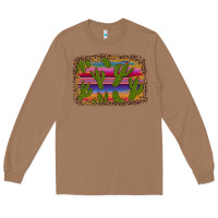 Toasted Coconut cinco de mayo leopard frame Long Sleeve Tee - Artiststas