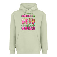 Matcha i run on coffee and christmas cheer Heavyweight Hoodie - MaliasSmallBusiness