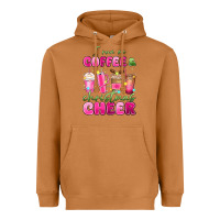 Meerkat i run on coffee and christmas cheer Heavyweight Hoodie - MaliasSmallBusiness