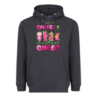 Smoke i run on coffee and christmas cheer Heavyweight Hoodie - MaliasSmallBusiness