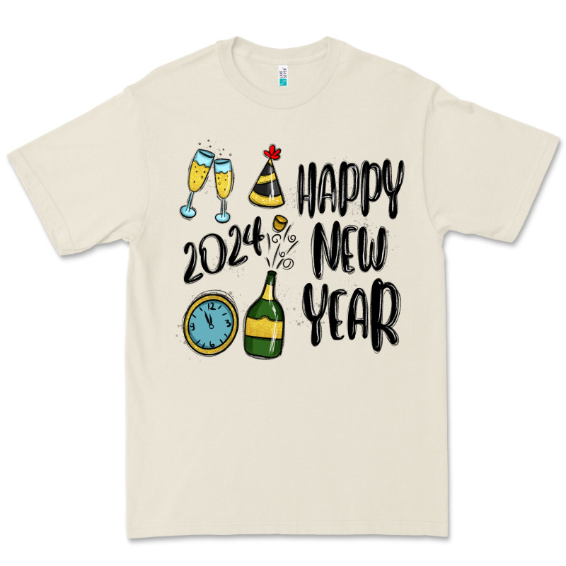 Happy New Year 2024 Premium Tee by MaliasSmallBusiness | Teevron