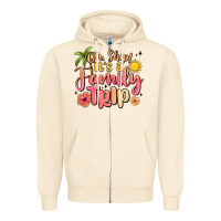 Sandshell oh ship its a family trip summer vacation Zipper Hoodie - MaliasSmallBusiness