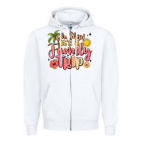 White oh ship its a family trip summer vacation Zipper Hoodie - MaliasSmallBusiness