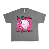 Tornado in october we wear pink breast cancer valleybal Urban Heavy Tee - JahusDesignShop