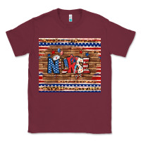 Burgundy american nurse tumbler Classic Tee - BundleAndBundleShop