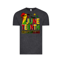 Vintage Black juneteenth fist free ish since 1865 Vintage Tee - HRA Design Shop