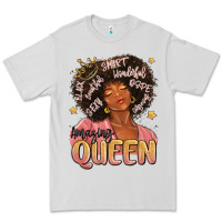 Dove Grey black queen Premium Tee - MaliasSmallBusiness