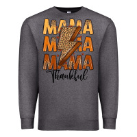 Charcoal Heather Thankful Mama Premium Sweatshirt - MaliasSmallBusiness