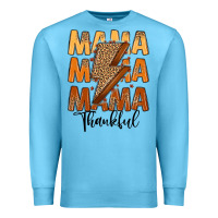 Ocean Blue Thankful Mama Premium Sweatshirt - MaliasSmallBusiness