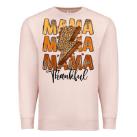 Pale Pink Thankful Mama Premium Sweatshirt - MaliasSmallBusiness