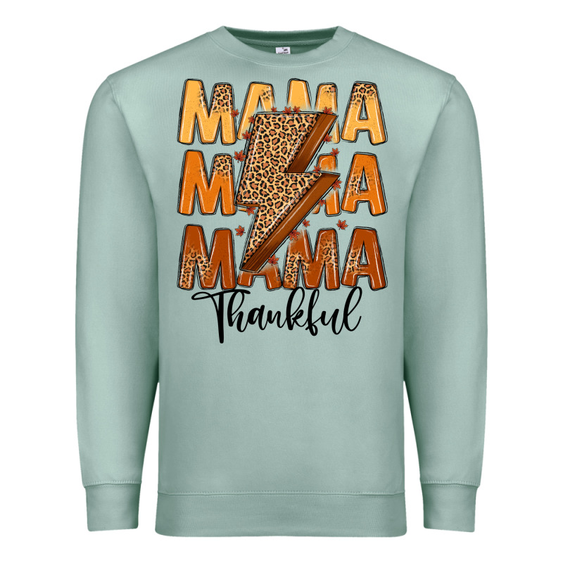Thankful Mama Premium Sweatshirt by MaliasSmallBusiness | Teevron