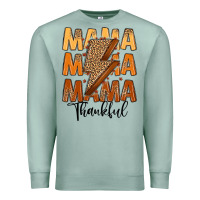 Seafoam Thankful Mama Premium Sweatshirt - MaliasSmallBusiness