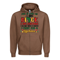 Chestnut black history month malia Zipper Hoodie - MaliasSmallBusiness