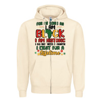 Sandshell black history month malia Zipper Hoodie - MaliasSmallBusiness