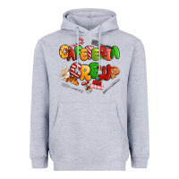 Heather Grey Christmas cafeteria crew Heavyweight Hoodie - MaliasSmallBusiness