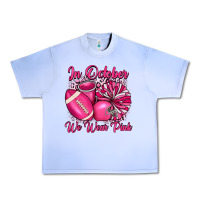 Grape Ice in october we wear pink cheer with football breast Urban Heavy Tee - JahusDesignShop