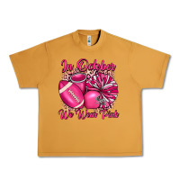 Peanut Butter in october we wear pink cheer with football breast Urban Heavy Tee - JahusDesignShop