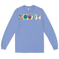 Colony Blue howdy Long Sleeve Tee - AdoDesignShop