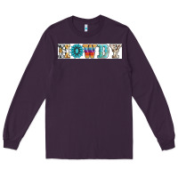 Plum howdy Long Sleeve Tee - AdoDesignShop