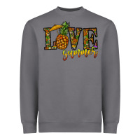 Storm love summer pinapple Heavyweight Sweatshirt - CowhideDigitalArt