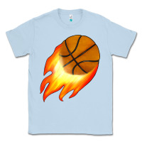 Dusty Blue basketball Classic Tee - JahusDesignShop