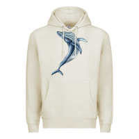Humpback Whale Jumping Premium Hoodie | Teevron