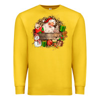 Lemon Santa Premium Sweatshirt - MaliasSmallBusiness