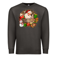 Smoke Santa Premium Sweatshirt - MaliasSmallBusiness