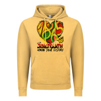 Vintage Mustard juneteenth 1865 graffiti Vintage Hoodie - HRA Design Shop