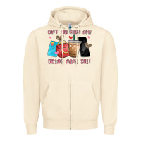 Sandshell can't talk right now doing mimi shit Zipper Hoodie - MaliasSmallBusiness