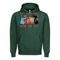 Sports Green can't talk right now doing mimi shit Zipper Hoodie - MaliasSmallBusiness