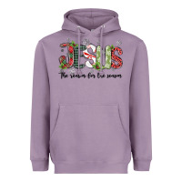 Lavender jesus the reason for the season Heavyweight Hoodie - MaliasSmallBusiness