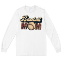White baseball mom Long Sleeve Tee - JahusDesignShop