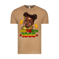 Vintage Camel juneteenth 1865 afro girl Vintage Tee - HRA Design Shop