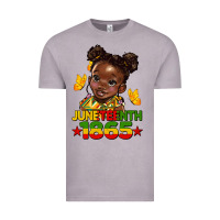 Vintage Zinc juneteenth 1865 afro girl Vintage Tee - HRA Design Shop