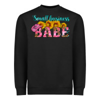 Black small business babe Heavyweight Sweatshirt - HRA Design Shop