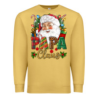 Antique Gold Papa Claus Christmas Premium Sweatshirt - NancyCooperArtShop