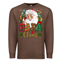Chestnut Papa Claus Christmas Premium Sweatshirt - NancyCooperArtShop