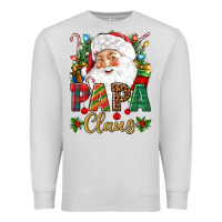 Dove Grey Papa Claus Christmas Premium Sweatshirt - NancyCooperArtShop