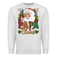 Oatmeal Heather Papa Claus Christmas Premium Sweatshirt - NancyCooperArtShop