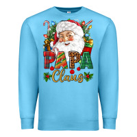 Ocean Blue Papa Claus Christmas Premium Sweatshirt - NancyCooperArtShop