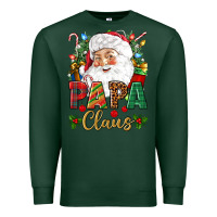 Sports Green Papa Claus Christmas Premium Sweatshirt - NancyCooperArtShop