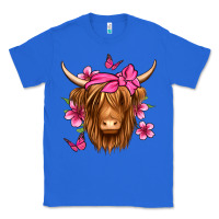 True Royal floral pink bandana longhaired cow Classic Tee - Jasminsmagicworld
