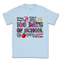 Dusty Blue 100 days of school Classic Tee - LillyAllenDesigns