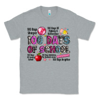 Heather Grey 100 days of school Classic Tee - LillyAllenDesigns