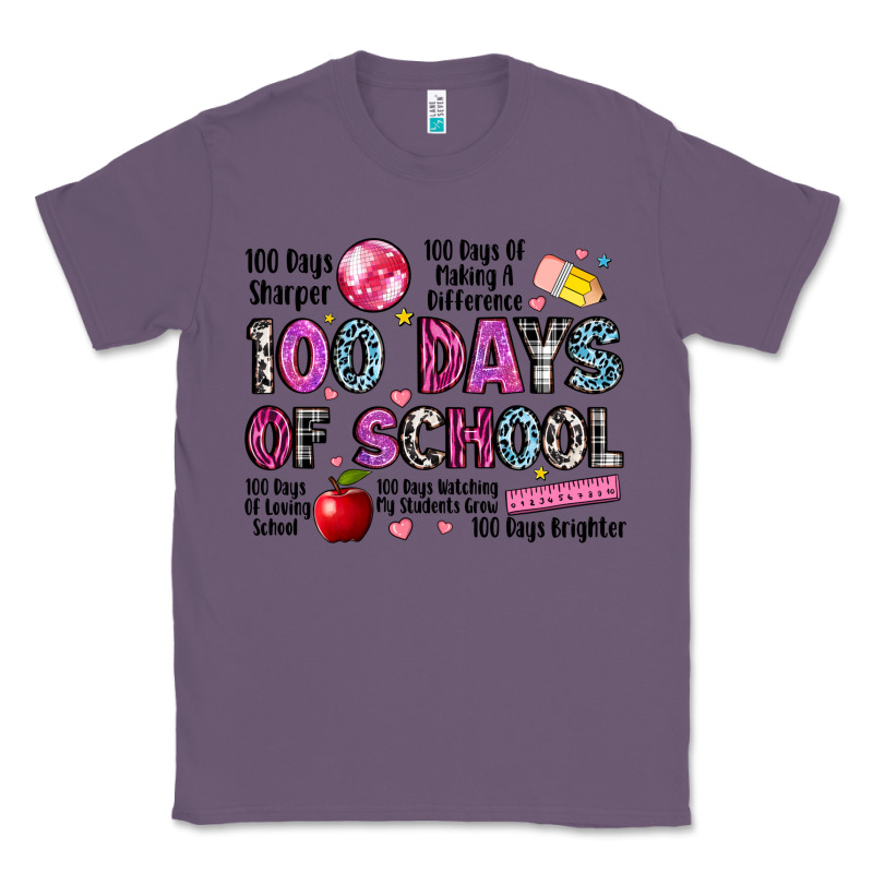 100 Days Of School Classic Tee by LillyAllenDesigns | Teevron
