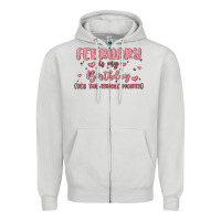 Dove Grey february is my birthday yes the whole month malia Zipper Hoodie - MaliasSmallBusiness