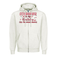 Oatmeal Heather february is my birthday yes the whole month malia Zipper Hoodie - MaliasSmallBusiness